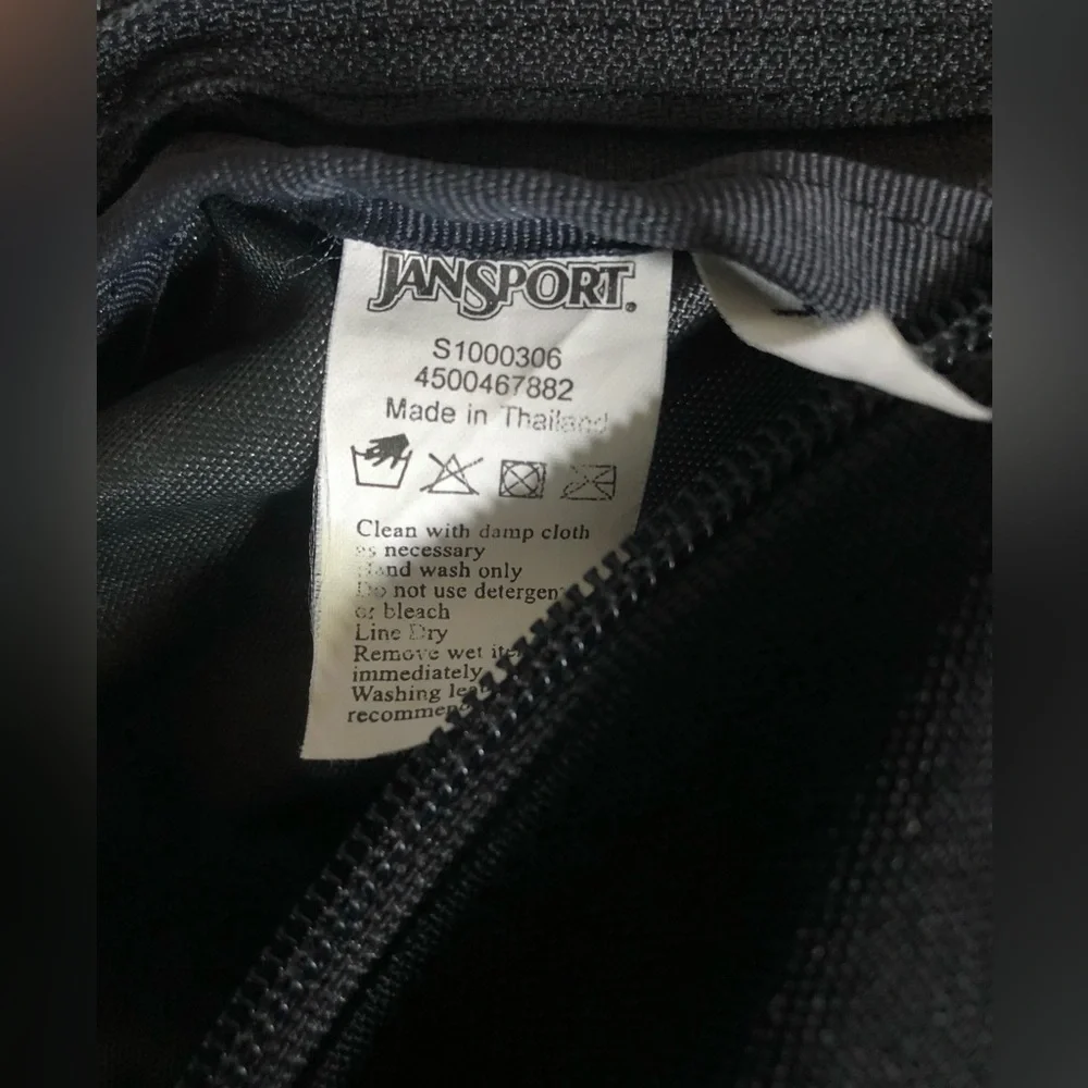 Jansport Superbreak Half Pint Mini Backpack Black with Dual Front Zip Pockets
